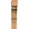 Ekena Millwork Balboa Block Smooth Bracket, Western Red Cedar, 3 1/2"W x 14"D x 18"H BKT04X14X18BOA05SWR - alternate 3